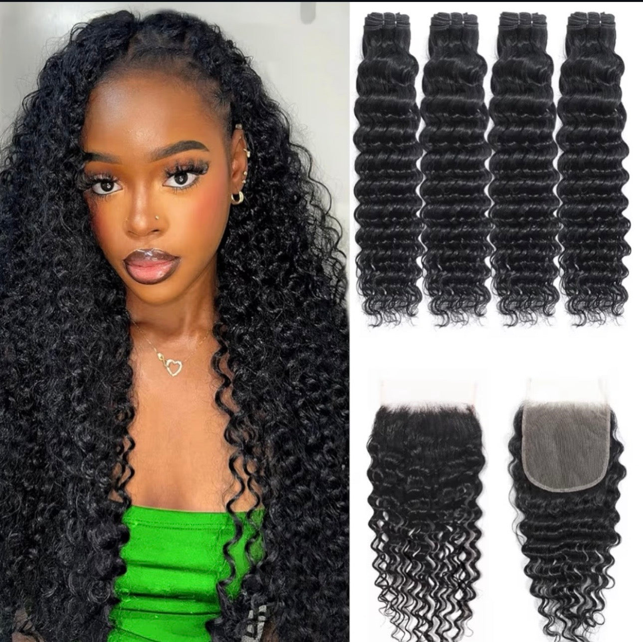 Deep Wave Wig  13 x 4 200% Density