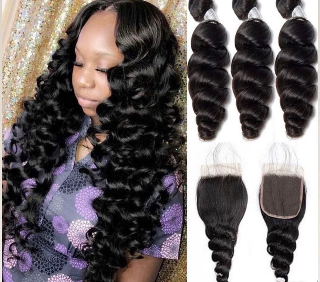 Peruvian Celebrity Luxury Bundles: Loose Curl Bundles